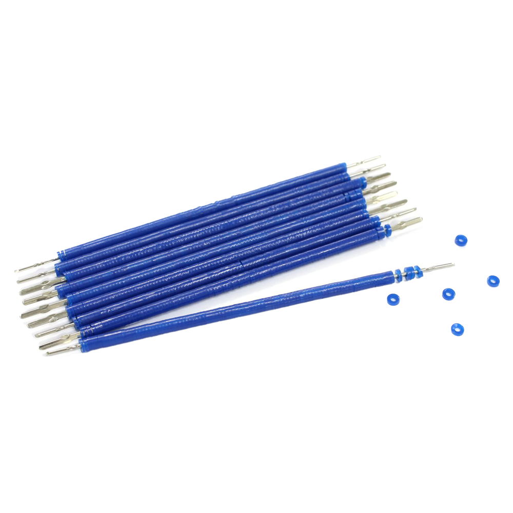 Morelli Morelli Elastomeric Pre-Loaded Canes, Crystal Blue, 1000/Pk | Net32