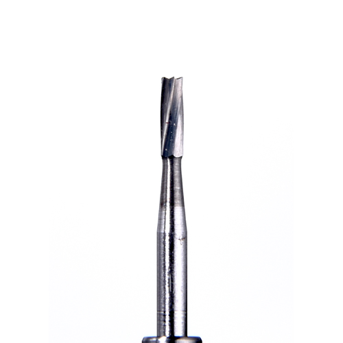 Defend FG 58 flat fissure plain cut carbide bur, package of 10 burs