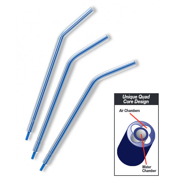Defend Blue Disposable Air/Water 3-Way Syringe Ti Defend Blue Disposable Air/Water 3-Way Syringe Ti