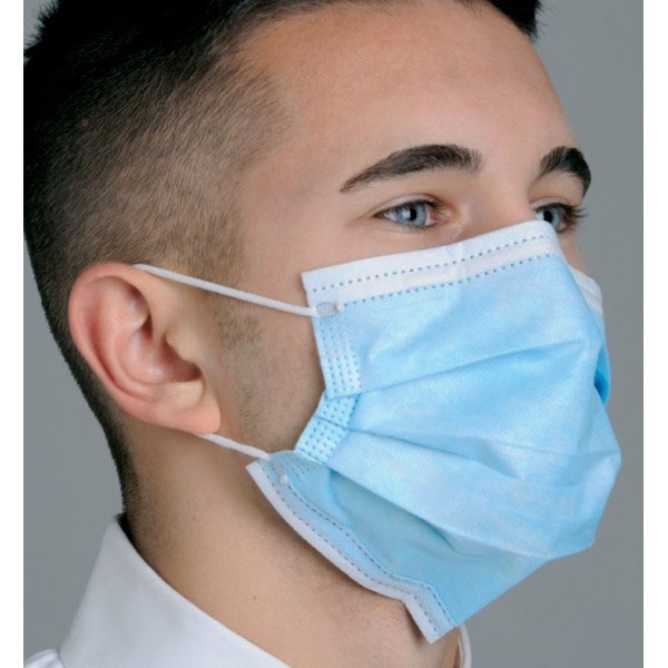 Defend Face Mask - Blue Ear-Loop, Level 1, 50/Bx. Defend Face Mask - Blue Ear-Loop, Level 1, 50/Bx.