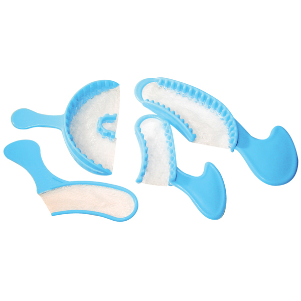 Defend Posterior bite tray, plastic with thin durable occlusal mesh