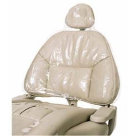 Defend 27.5" x 24" Half Chair Sleeves, Clear Plas Defend 27.5" x 24" Half Chair Sleeves, Clear Plas