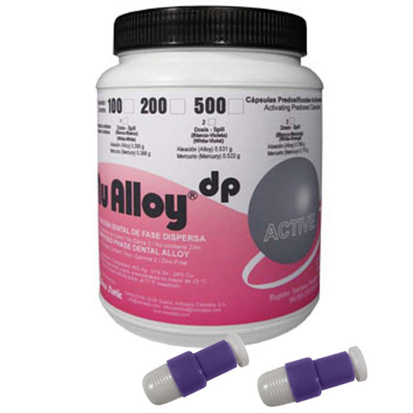 Nu Alloy Dp Active 2 Spill Dispersed Phase Alloy, Regular set, 50/Pk