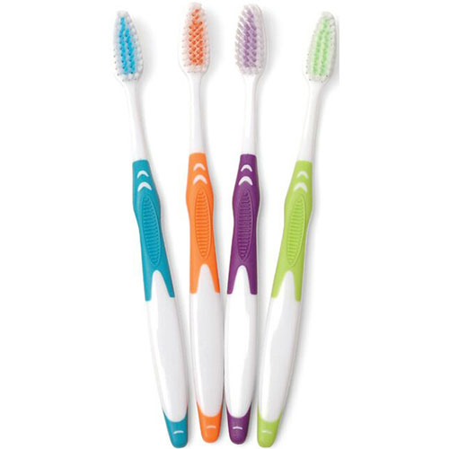 Freshmint Adult Toothbrush with Rubber Grip Handle, 1440/cs
