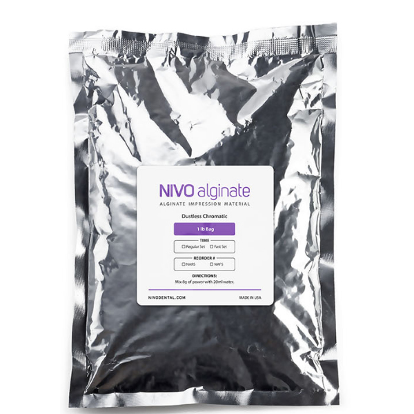 Nivo Alginate Dustless Alginate - Fast Set 1 Lb P Nivo Alginate Dustless Alginate - Fast Set 1 Lb P