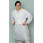 Nivo Isolation Gown with Knitt Cuff - White, OSFA Nivo Isolation Gown with Knitt Cuff - White, OSFA