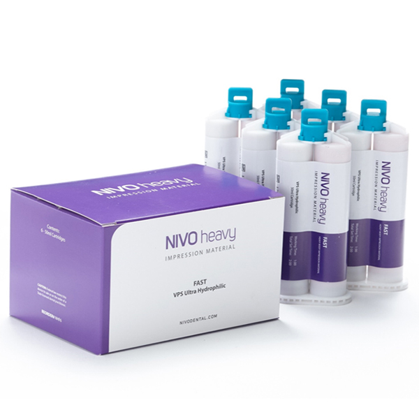 Nivo Heavy Body 6- 50ml cartridges Fast set VPS I Nivo Heavy Body 6- 50ml cartridges Fast set VPS I