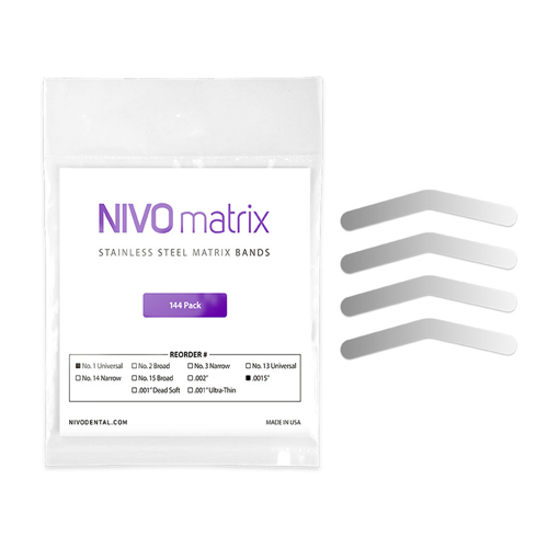 Nivo Matrix Bands #1 Tofflemire Matrix Bands .001 Nivo Matrix Bands #1 Tofflemire Matrix Bands .001