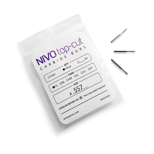 Nivo Top-Cut FG #8 Round Carbide Bur 10 pieces/ba Nivo Top-Cut FG #8 Round Carbide Bur 10 pieces/ba