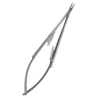 Nivo 5.5" Castroviejo Straight Needle Holder with Nivo 5.5" Castroviejo Straight Needle Holder with