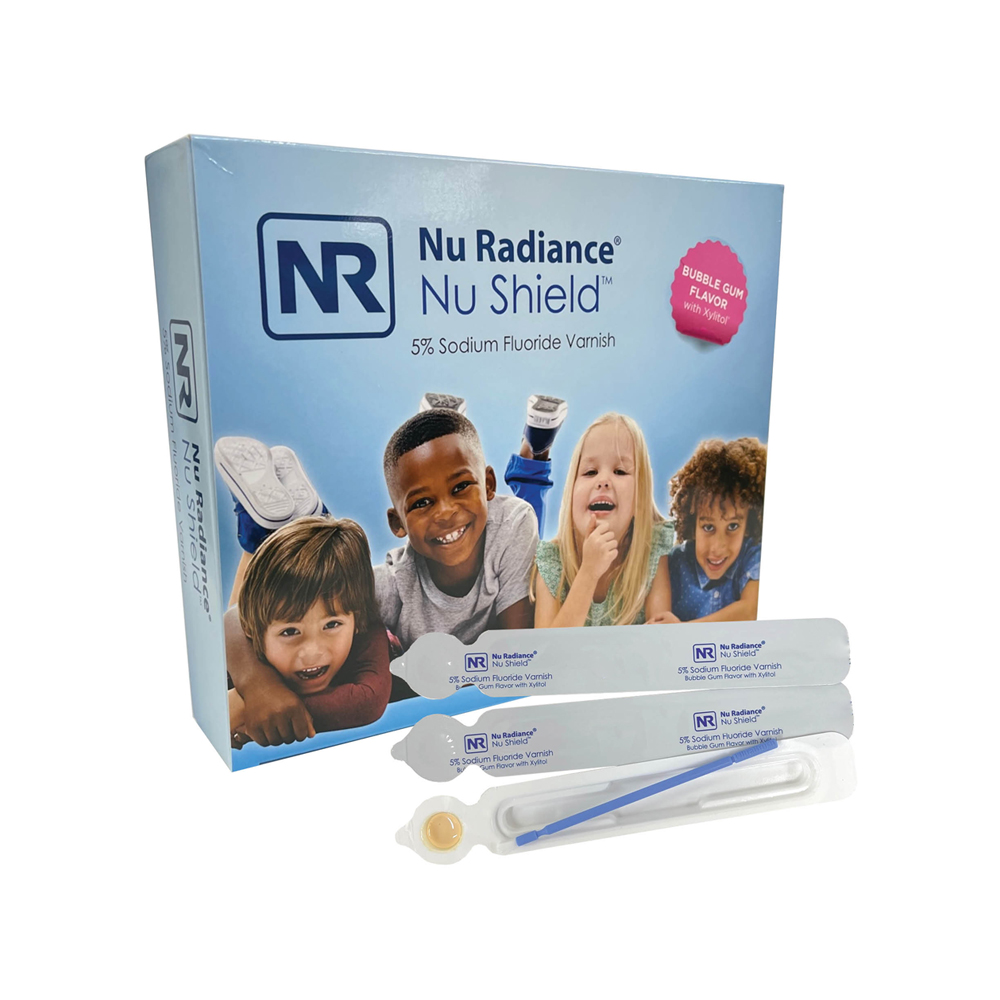 Nu Shield Fluoride Varnish 0.4g Unit Dose Packets 100/Box Net32