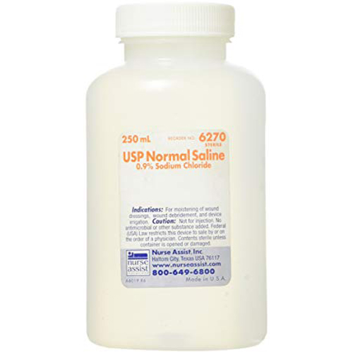 Nurse Assist Irrigation Sodium Chloride Saline 0. Nurse Assist Irrigation Sodium Chloride Saline 0.