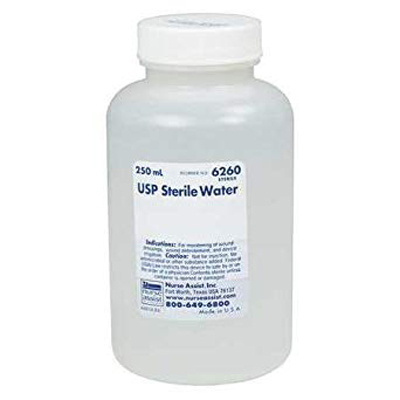 Nurse Assist Irrigation Sterile Water - 250 ml Bo Nurse Assist Irrigation Sterile Water - 250 ml Bo