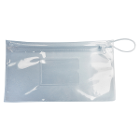 OraBrite Clear Deluxe EVA Bag, 10" x 5.75", Large 100/Cs. Bag with cloth zipper
