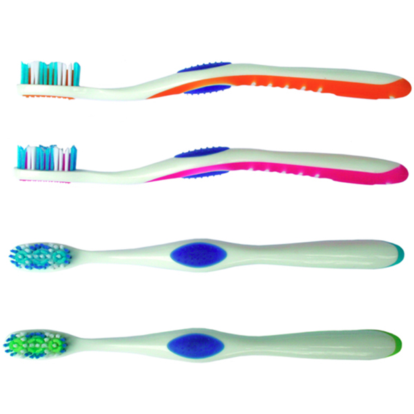 Oraline Premium Toothbrush, Tongue Cleaner, 36 Tuft, 4 Assorted Colors, 72/cs Dental Supplies