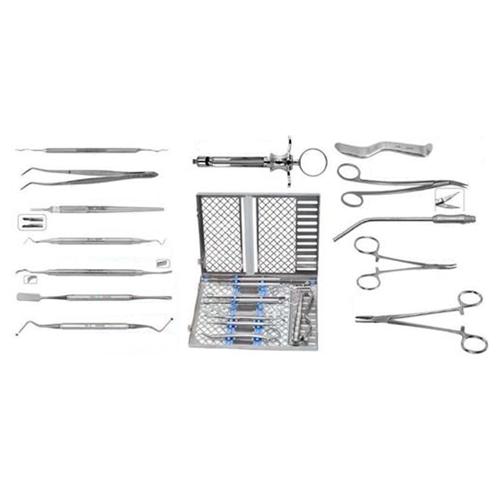 Osung Dr. Park's Basic Dental Surgery Set with 14 stainless steel