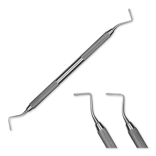Osung Gingival Cord Packer GCP113, Serrated Tips with a Stainless Steel