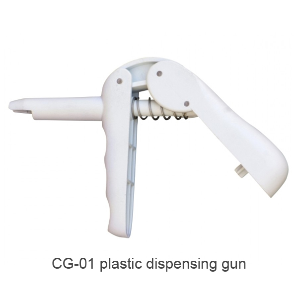 PacDent Plastic composite dispensing gun, Ergonomically designed