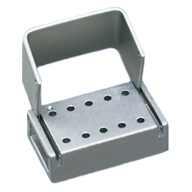 Palmero 10-Hole LA Anodized Aluminum Bur Block. H Palmero 10-Hole LA Anodized Aluminum Bur Block. H