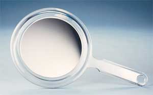 Palmero Hand Mirror, Double-sided hand mirror. A Palmero Hand Mirror, Double-sided hand mirror. A