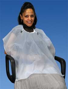 Palmero Plastic Waist-Length Patient Throw, Blue Palmero Plastic Waist-Length Patient Throw, Blue