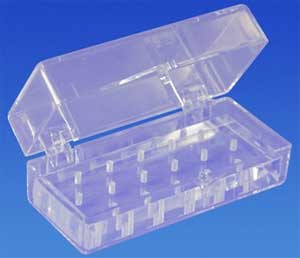Palmero 16-Hole FG-Type Clear Plexiglass Bur Bloc Palmero 16-Hole FG-Type Clear Plexiglass Bur Bloc