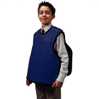 Palmero Child Pano Dual X-Ray Apron, Navy Nylon w Palmero Child Pano Dual X-Ray Apron, Navy Nylon w