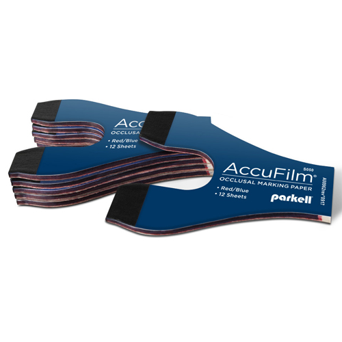 AccuFilm Full Arch Red/Blue horseshoe doublesided articulating paper