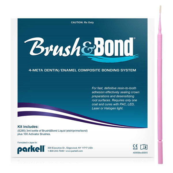Brush & Bond Kit with Mini/Endo activator brushes. SelfEtching Dentin