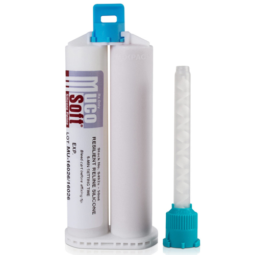 MucoSoft Reline Silicone, 1 - 50ml split-cartridg MucoSoft Reline Silicone, 1 - 50ml split-cartridg