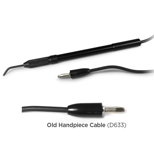 Sensimatic OLD style cable and black handpiece El Sensimatic OLD style cable and black handpiece El