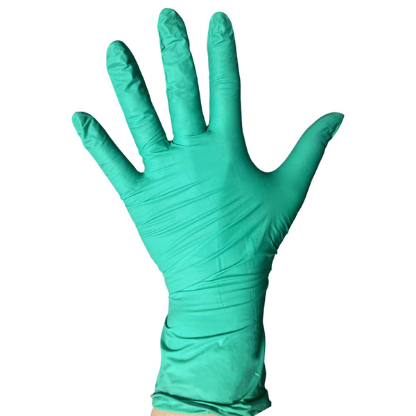 trufit Green Ultra Thin Chloroprene Gloves, PowderFree, Medium, 100/Pk
