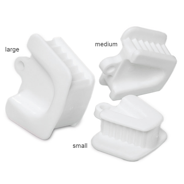 EXTND Disposable Mouth Props Large (Adult) White 48/Bag Dental Supplies