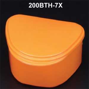 Plasdent Denture Box - Orange Yellow Chroma Color Plasdent Denture Box - Orange Yellow Chroma Color