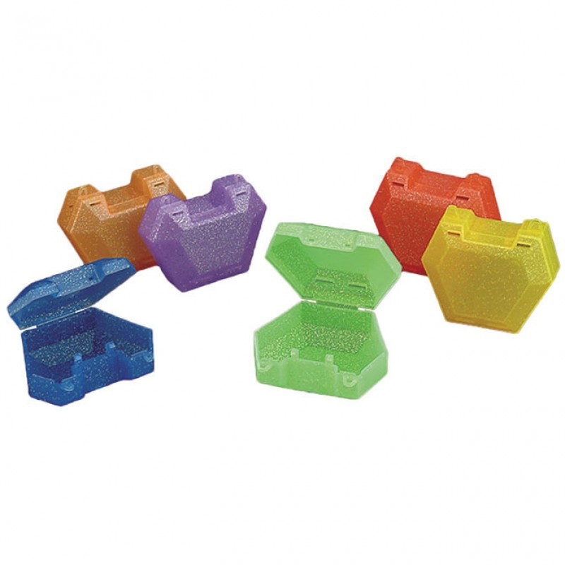 Plasdent Glitter Retainer Box - Assorted Colors, Plasdent Glitter Retainer Box - Assorted Colors,