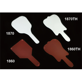 Plasdent Tooth Shaped Hand Mirror, 5 1/25" W x 11 Plasdent Tooth Shaped Hand Mirror, 5 1/25" W x 11