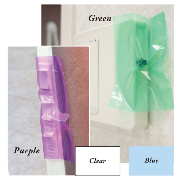 Plasdent 4" x 6" Clear Sticky Wrap Barrier Film S Plasdent 4" x 6" Clear Sticky Wrap Barrier Film S