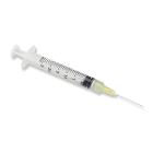 ProBevac 3cc Syringe with 27ga Closed End Irrigation Needle Tips (Yellow)
