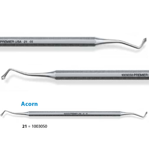 Premier 21B Acorn Carver DE with Regular Handle Dental Supplies