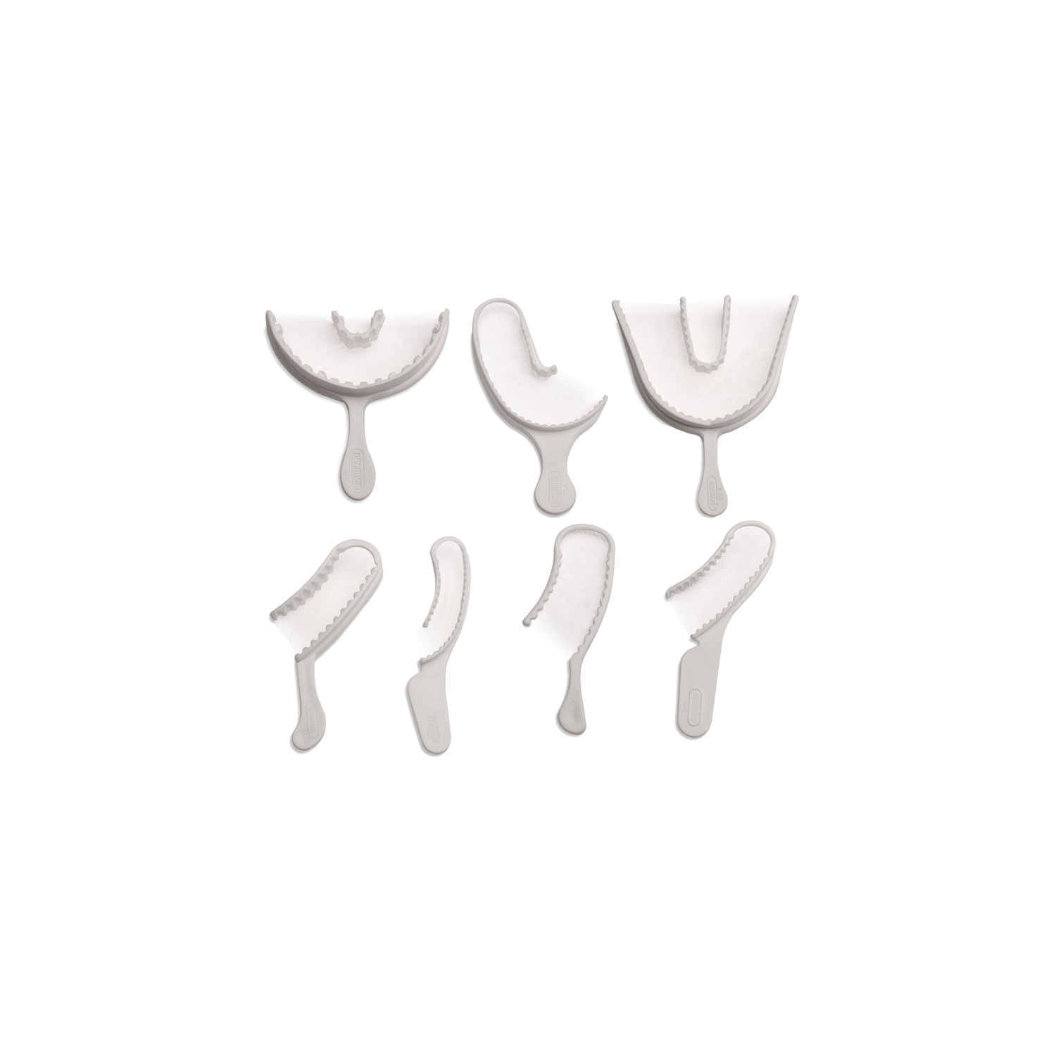 Triple Tray DualArch Impression Trays, Assorted, 35/Box Net32