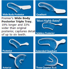 Triple Tray Assorted Bite Trays: 5 each - Poster
