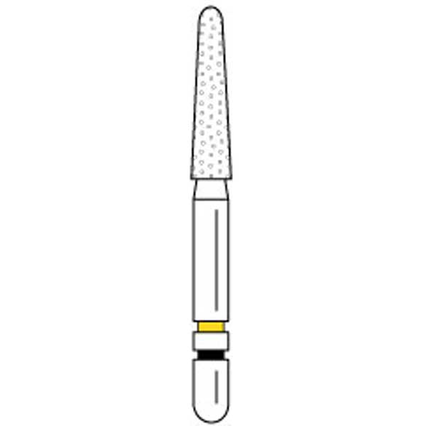 チャネル foil セトブ ドラブ産 NM Two Striper Ztech FG #770.8ZX Round End Taper Diamond Bur