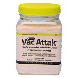 Vac Attak Evacuation System Cleaner, Contains an Vac Attak Evacuation System Cleaner, Contains an