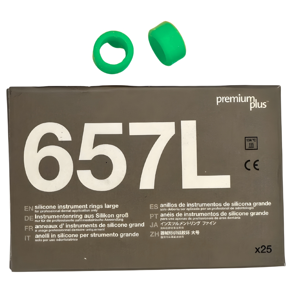 Premium Plus Silicone Instrument Rings, Green, Large, 25/Pk | Net32
