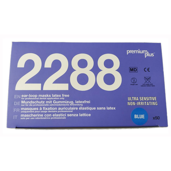 Premium Plus Earloop Face Mask, Meets ASTM Level Premium Plus Earloop Face Mask, Meets ASTM Level