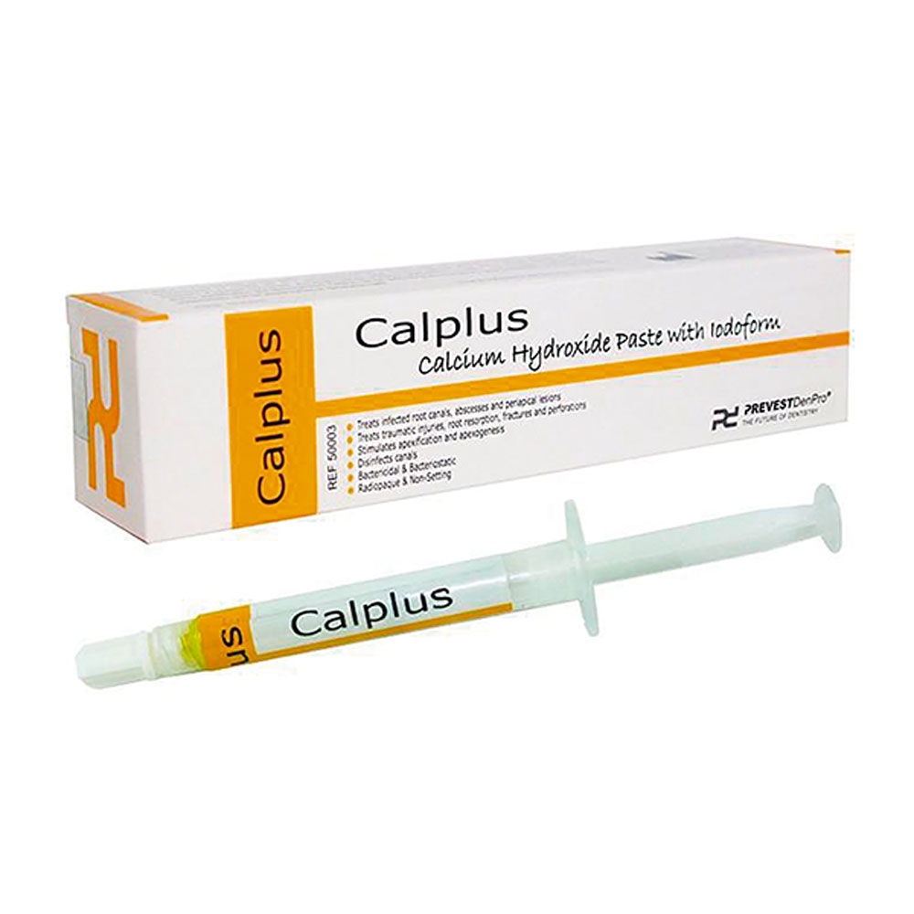 Calplus Calcium Hydroxide Paste with Iodoform, 2g syringe Net32