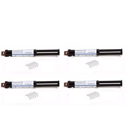 Prime-Dent Dual Cure Core Build-Up Material, 4 x Prime-Dent Dual Cure Core Build-Up Material, 4 x