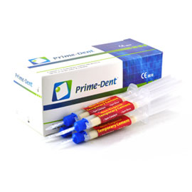 Prime-Dent Temporary Cement Non-Eugenol 4 Syringe Prime-Dent Temporary Cement Non-Eugenol 4 Syringe