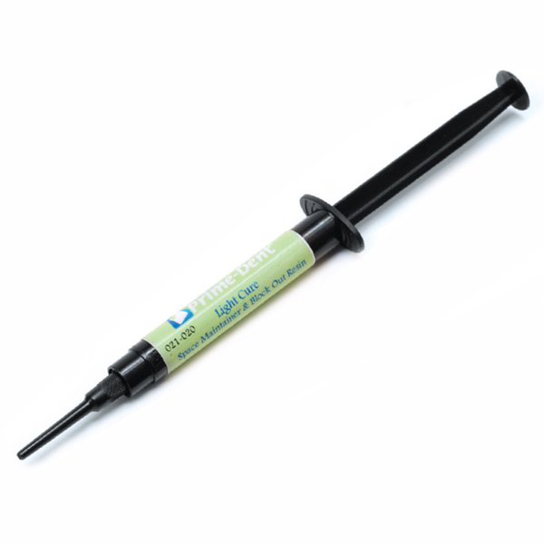 PrimeDent Light Cured Block Out Resin, 3.5g Refill Syringe and 5 Tips. Net32