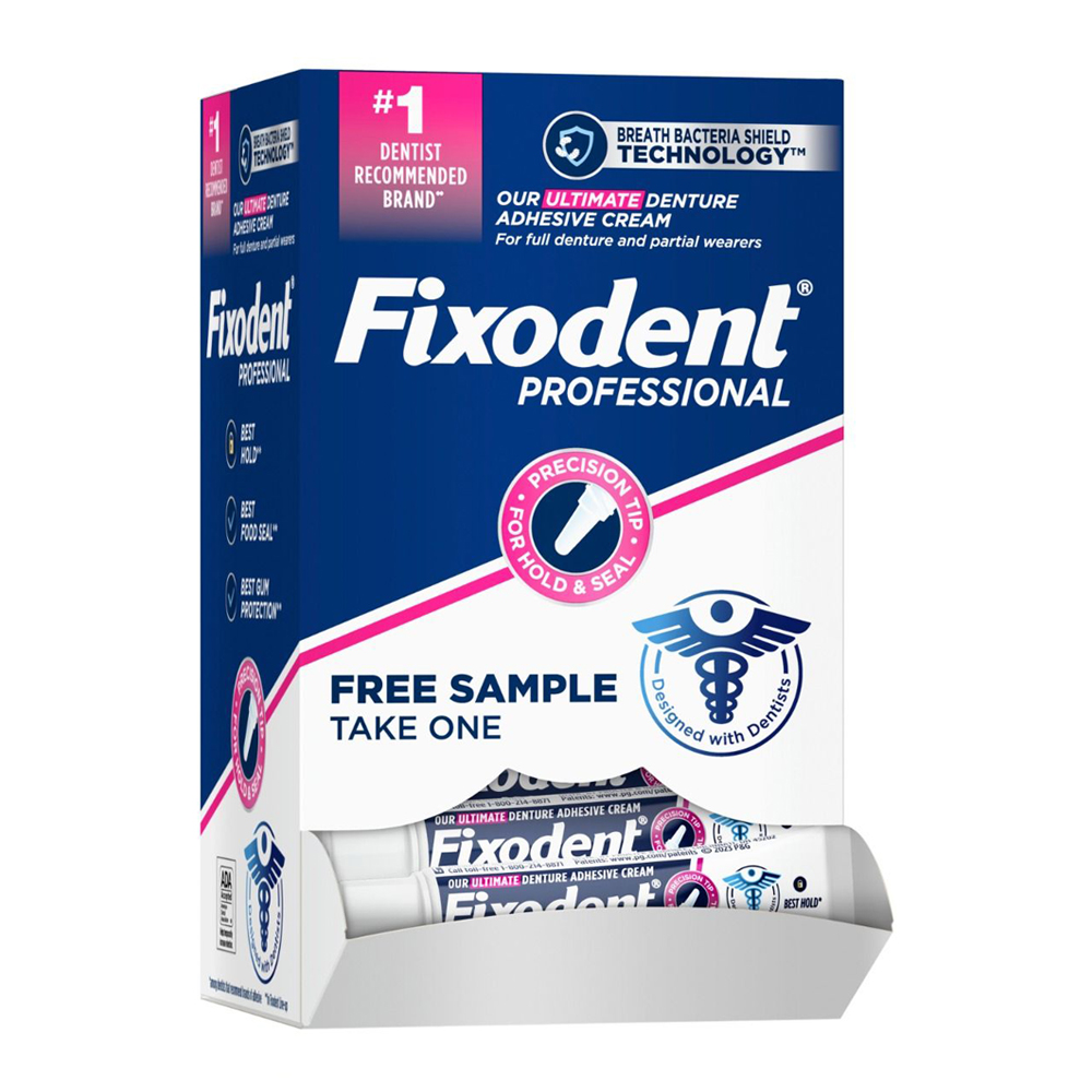 Fixodent Professional Denture Adhesive Cream Patient Sample, 0.35 oz